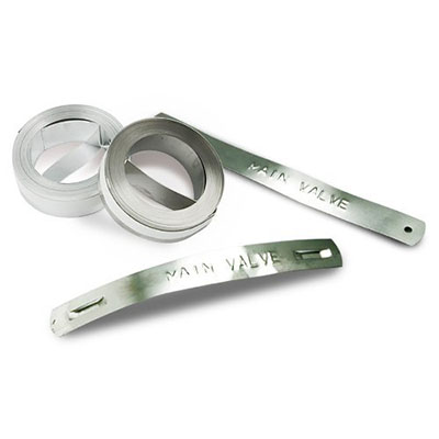 Image for DYMO RHINO INDUSTRIAL EMBOSSING LABEL TAPE 12MM X 6.4M STAINLESS STEEL from Two Bays Office National