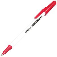 papermate kilometrico ballpoint pens medium red box 12