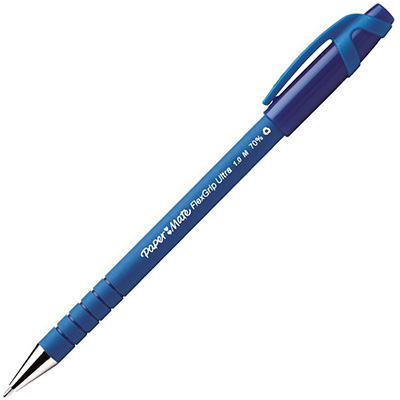 Image for PAPERMATE FLEXGRIP ULTRA BALLPOINT PEN MEDIUM BLUE from Surry Office National