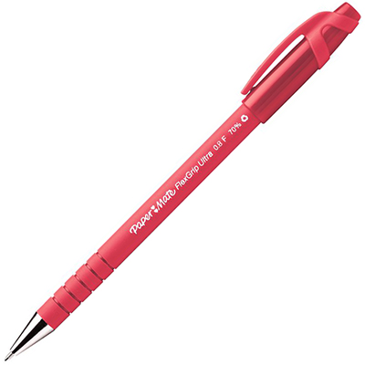 Image for PAPERMATE FLEXGRIP ULTRA BALLPOINT PEN MEDIUM RED from PaperChase Office National
