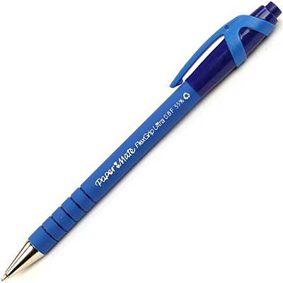 Image for PAPERMATE FLEXGRIP ULTRA RETRACTABLE BALLPOINT PEN 0.7MM BLUE from Complete Stationery Office National (Devonport & Burnie)