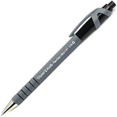 Image for PAPERMATE FLEXGRIP ULTRA RETRACTABLE BALLPOINT PEN 0.7MM BLACK from Emerald Office Supplies Office National