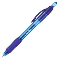 papermate profile retractable ballpoint pen 1.4mm blue