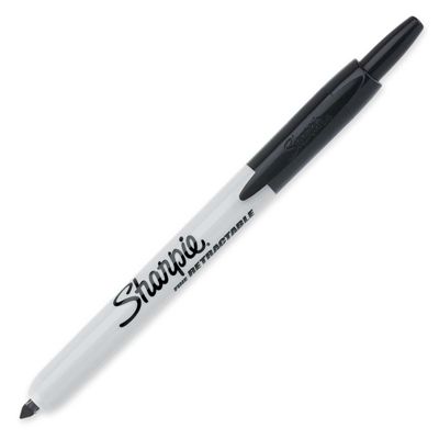 Image for SHARPIE RETRACTABLE PERMANENT MARKER BULLET FINE 1.0MM BLACK from Axsel Office National