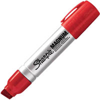 sharpie magnum permanent marker chisel 15.0mm red