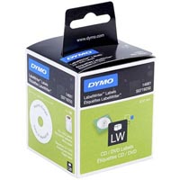 dymo 14681 lw cd/dvd labels 57mm white