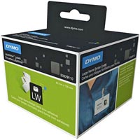 dymo lw non-adhesive name badge labels 106 x 62mm pack 250