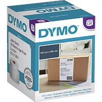 dymo 0904980 lw 4xl shipping labels 104 x 159mm white roll 220