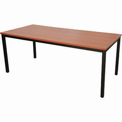Image for RAPIDLINE STEEL FRAME TABLE 1800 X 750MM CHERRY from Office National