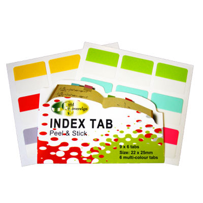 Image for GOLD SOVEREIGN INDEX TABS 22 X 25MM TAB 54 from Discount Office National