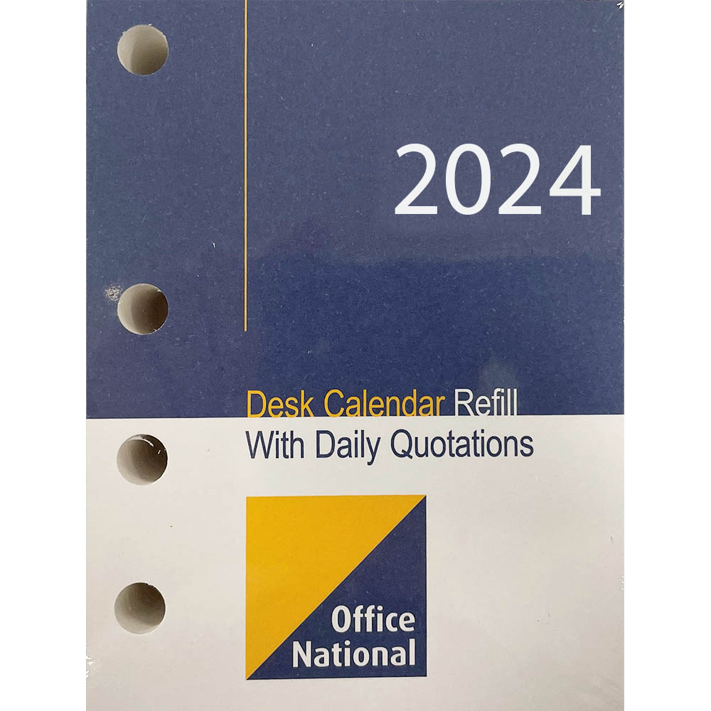 Image for OFFICE NATIONAL SHCRON DESK CALENDAR REFILL SIDE PUNCH from Office National