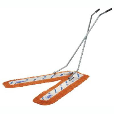 Image for OATES FLOORMASTER SCISSOR DUST CONTROL MOP COMPLETE ORANGE/WHITE from Office National Capalaba