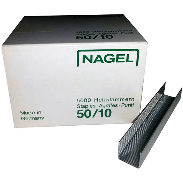 Image for NAGEL STAPLES 50/10 BOX 5000 from Angletons Office National
