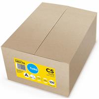 tudor c5 envelopes pocket plainface strip seal 80gsm 162 x 229mm gold box 500