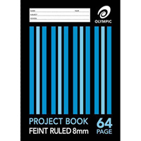 olympic stripe project book 8mm ruled 64 page a4