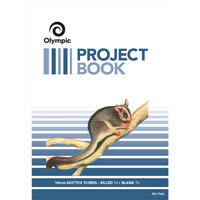 olympic p525 project book 18mm dotted thirds 90gsm 24 page 335 x 240mm
