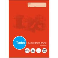 tudor exercise book 128 page stapled a4