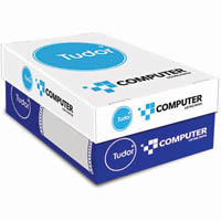 tudor computer listing/continuous paper 1-ply 60gsm 11 x 15 inch blue half shadow box 2000 sheets
