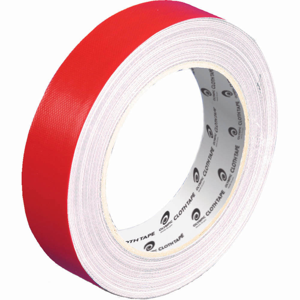 Image for OLYMPIC CLOTH TAPE 25MM X 25M RED from Office National Barossa