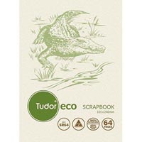 tudor eco scrapbook 64 page 52gsm 335 x 240mm crocodile