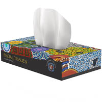 cultural choice face tissues 2-ply box 100 sheet motif