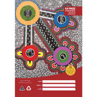 cultural choice exercise book 8mm ruled 70gsm 64 page a4 motif