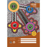 cultural choice exercise book 8mm ruled 70gsm 128 page a4 motif