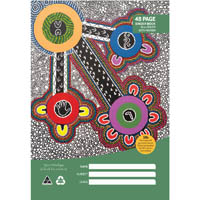 cultural choice binder book 8mm ruled 70gsm 48 page a4 motif