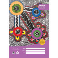 cultural choice binder book 8mm ruled 70gsm 64 page a4 motif