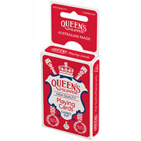 queens slipper playing cards 52s singles pack