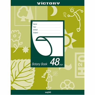 Image for VICTORY BOTANY BOOK QLD RULING YEAR 1 18MM 48 PAGE 225 X 175MM from OFFICE NATIONAL CANNING VALE