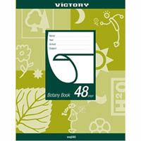 victory botany book qld ruling year 1 18mm 48 page 225 x 175mm