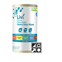 livi essentials commercial wipes yellow carton 4