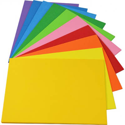 Image for RAINBOW SPECTRUM BOARD 220GSM A3 ASSORTED PACK 100 from Discount Office National