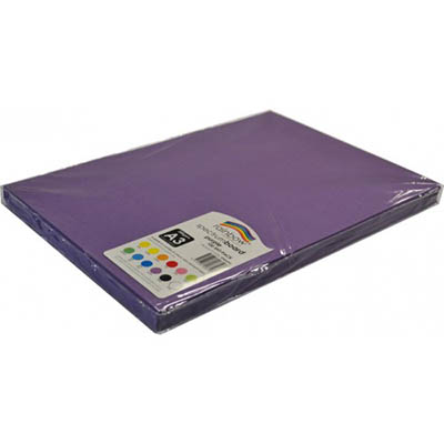 Image for RAINBOW SPECTRUM BOARD 220GSM A3 PURPLE PACK 100 from Complete Stationery Office National (Devonport & Burnie)