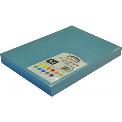 Image for RAINBOW SPECTRUM BOARD 220GSM A4 LIGHT BLUE PACK 100 from Our Town & Country Office National