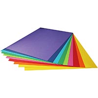 rainbow spectrum board 220gsm 510 x 640mm assorted pack 100