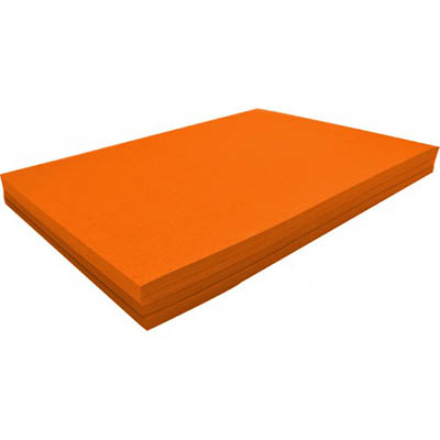 Image for RAINBOW SPECTRUM BOARD 220GSM 510 X 640MM ORANGE PACK 20 from Angletons Office National