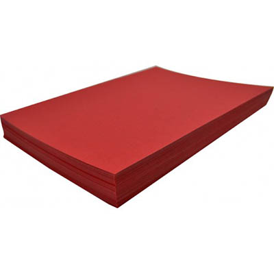 Image for RAINBOW SPECTRUM BOARD 220GSM 510 X 640MM RED PACK 20 from Office National Capalaba