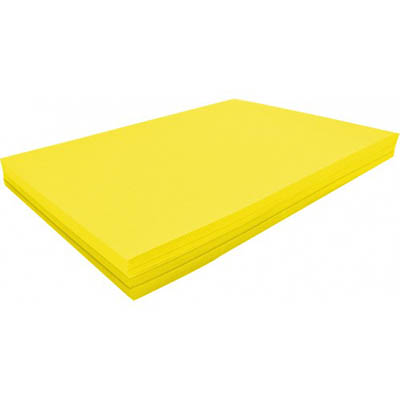Image for RAINBOW SPECTRUM BOARD 220GSM 510 X 640MM YELLOW PACK 20 from Office National Capalaba