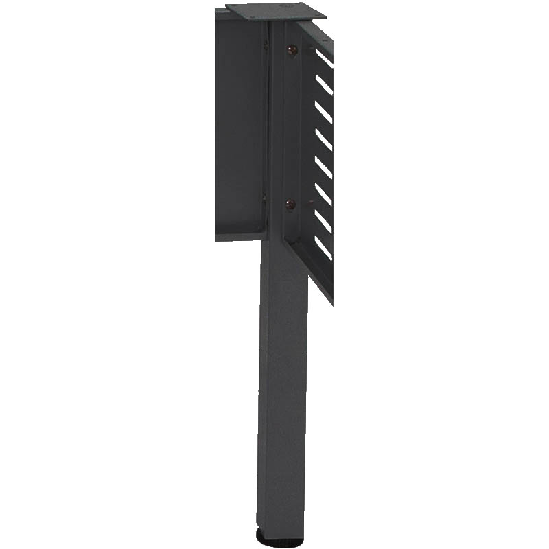 Image for RAPID SPAN CORNER WORKSTATION SQUARE POLE BLACK from Coleman's Office National