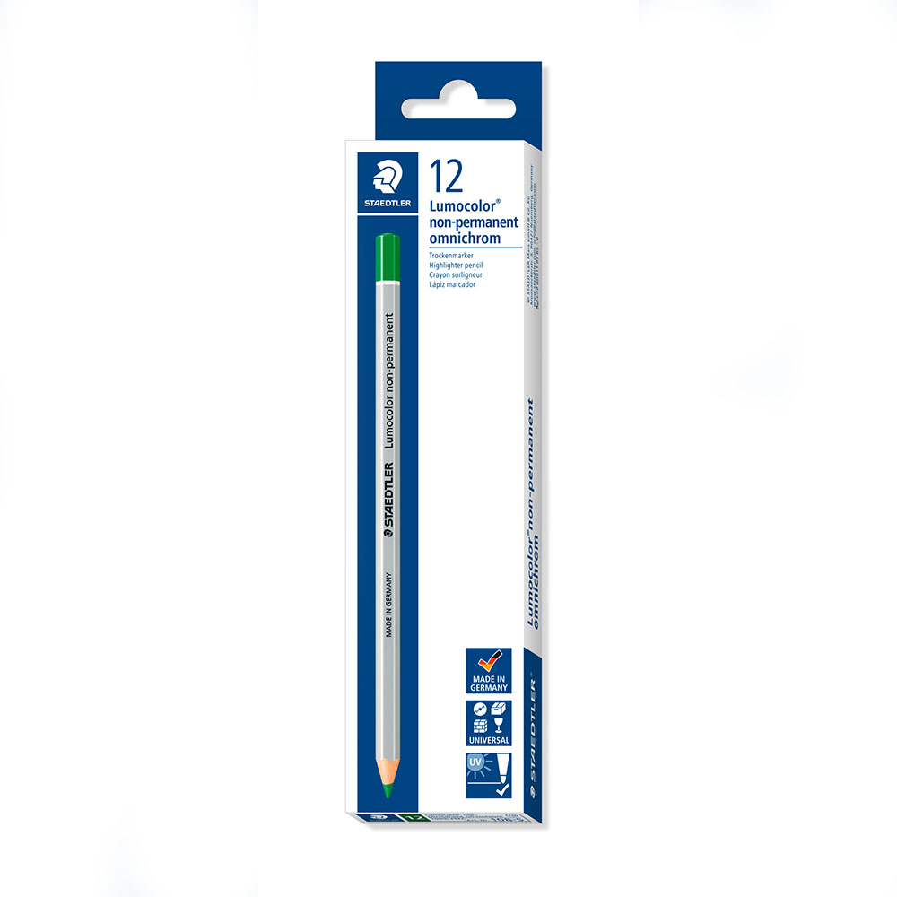 Image for STAEDTLER 108 LUMOCOLOR NON-PERMANENT OMNICHROM PENCIL GREEN from Pirie Office National