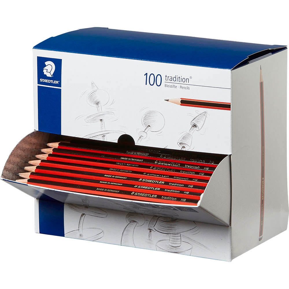 Image for STAEDTLER 110 TRADITION GRAPHITE PENCILS HB DISPENSER BOX 100 from OFFICE NATIONAL CANNING VALE