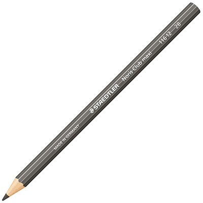 Image for STAEDTLER 116 NORIS CLUB MAXI LEARNER GRAPHITE PENCILS 2B BOX 12 from Our Town & Country Office National