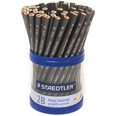 Image for STAEDTLER 116 NORIS CLUB MAXI LEARNER GRAPHITE PENCIL 2B TUB 70 from OFFICE NATIONAL CANNING VALE