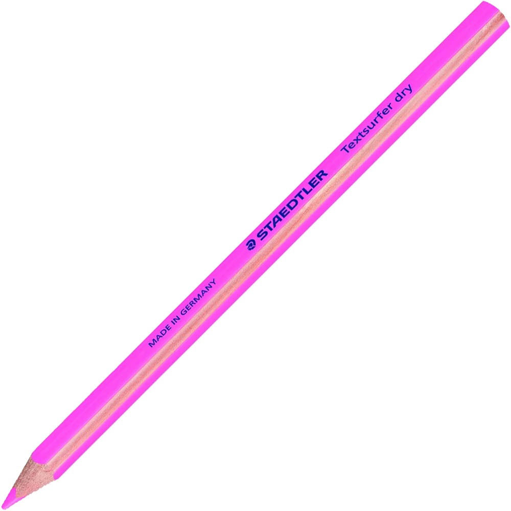 Image for STAEDTLER 128 TEXTSURFER TRIANGULAR HIGHLIGHTER PENCILS PINK BOX 12 from Angletons Office National