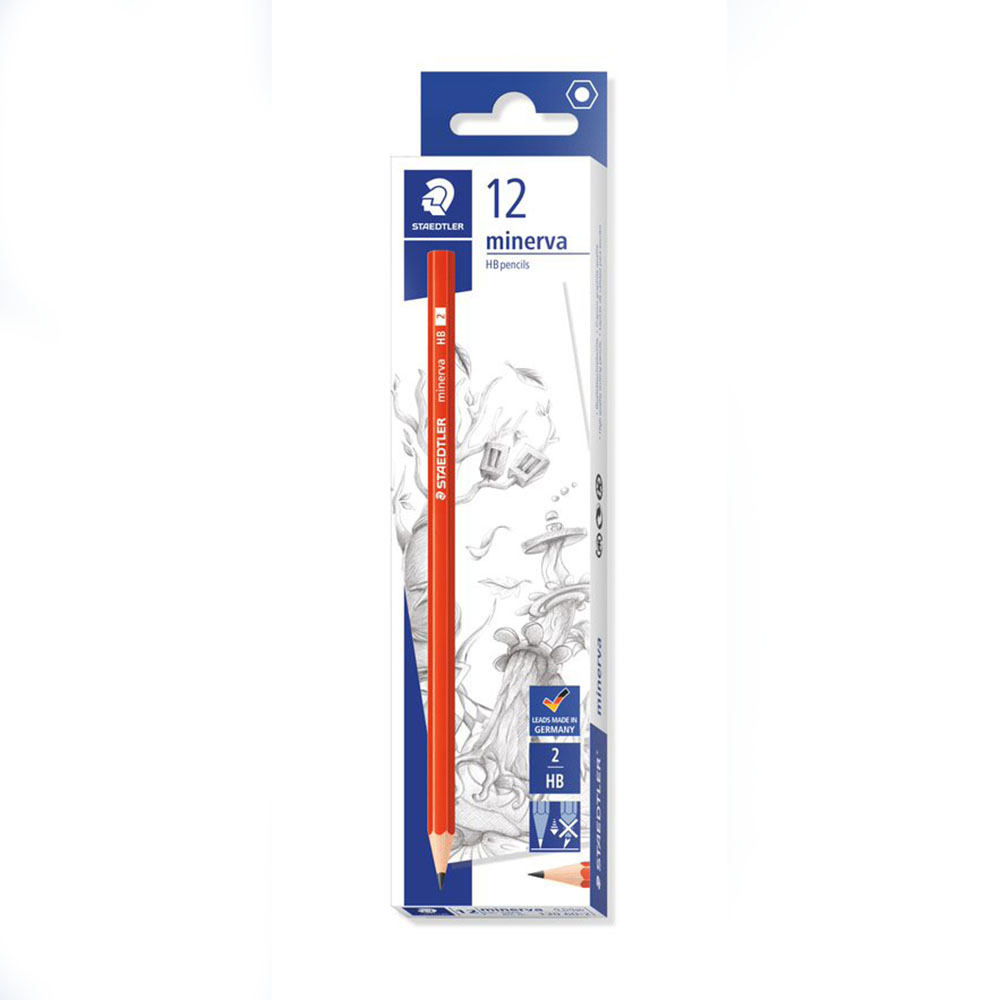 Image for STAEDTLER 130 MINERVA GRAPHITE PENCILS HB BOX 12 from PaperChase Office National