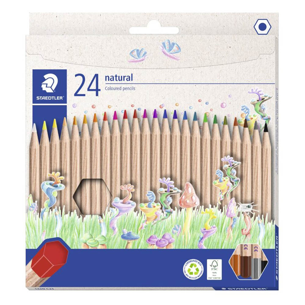 Image for STAEDTLER COLOURED PENCILS NATURAL PACK 24 from Our Town & Country Office National