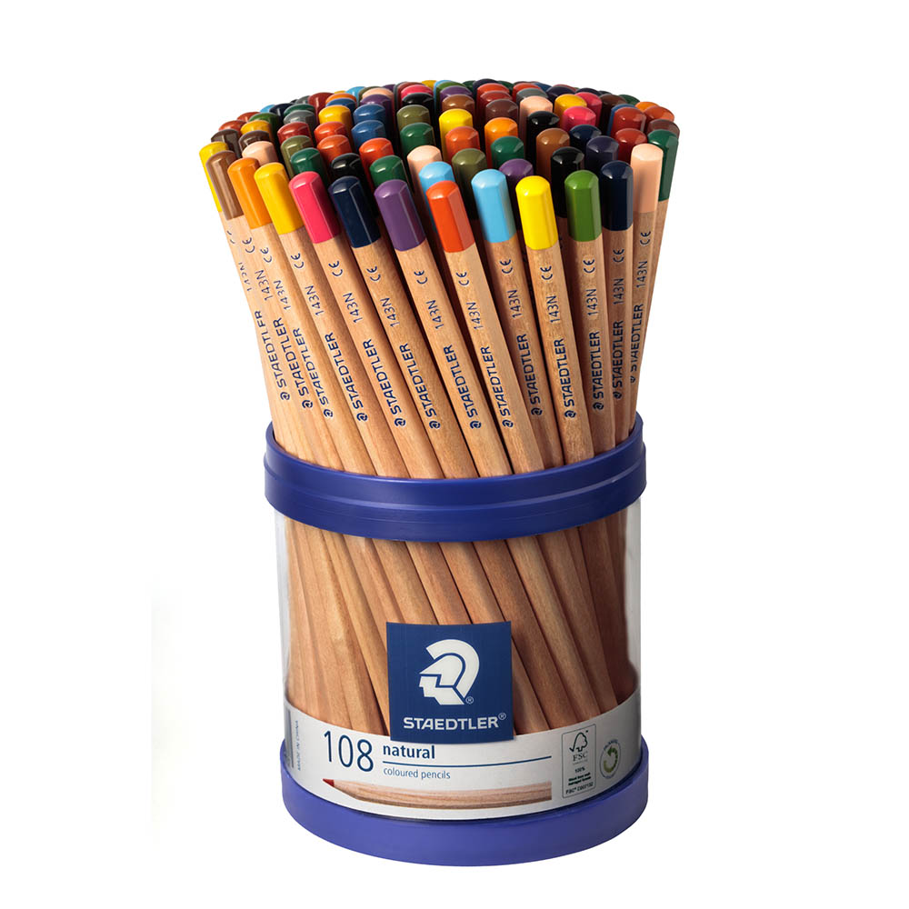 Image for STAEDTLER COLOURED PENCILS NATURAL PACK 108 from Our Town & Country Office National