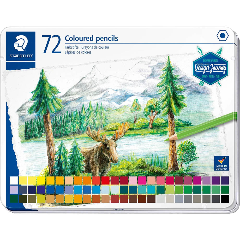 Image for STAEDTLER 146C COLOURED PENCILS ASSORTED PACK 72 from Aztec Office National